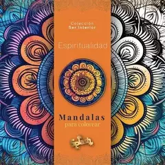Libro para colorear mandalas ser interior espiritualidad 36 pag 90 gramos