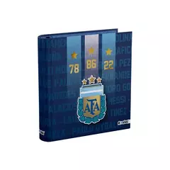 Carpeta 3 anillos redondos 40 mm Mooving Seleccion Argentina - Campeones Futbol (78-86-22)