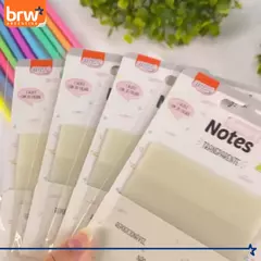 Notas Adhesivas Transparentes - BRW en internet