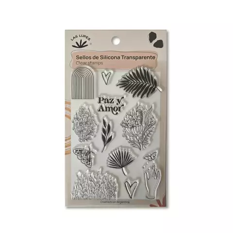 Sellos de silicona boho chic x 12 - Las lupes - comprar online