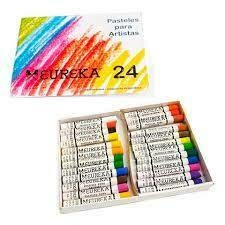 Eureka Pastel Tiza Superfino x 24 Color Surt.
