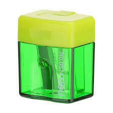 Sacapunta Plastico Deli Cubic 1 Boca