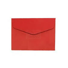 Sobre para tarjeta 7 x 10,5 cm Rojo