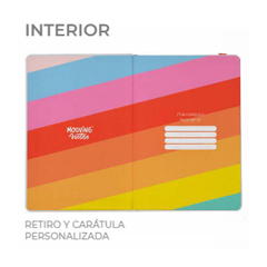 Cuaderno A5 Mooving Notes Rainbow Color - comprar online
