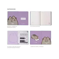 Cuaderno A5 Mooving Notes PUSHEEN - comprar online