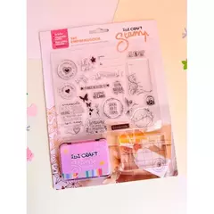 Set Sello siliconado emprendimiento (Sello - Almohadilla - Base) - Ibi Craft