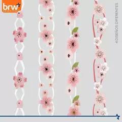 Washi Tape Flor Rosa - BRW - Tu Artistica
