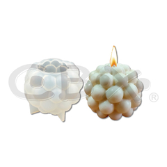 Molde Siliconado para velas CBX 58 mm x 65 mm