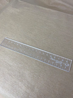 Régua 20cm para marcações na internet