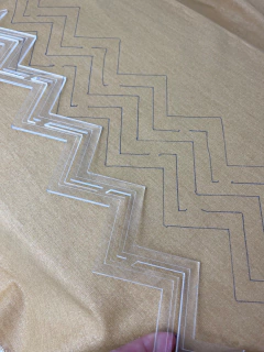 Régua desenho chevron