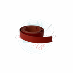 Tira de couro 2cm - VERMELHA - comprar online