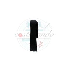 Tira de couro 2cm - PRETA - comprar online