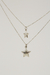 COLLAR PLATA VINTAGE ETRELLAS - comprar online