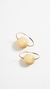 o GOLDFILLED WOOD HOOPS - goldbasics