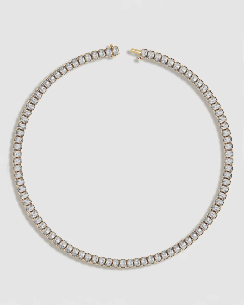 EMERAL CUT TENNIS CHOKER - buy online