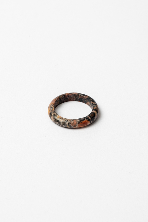 o ANILLO MINERAL JASPE LEOPARDO