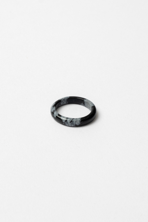 ANILLO MINERAL OBSIDIANA
