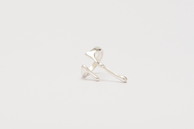 O Melting Ring Silver thumbnail 2