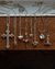 COLLAR PLATA VINTAGE STONE CROSS - comprar online