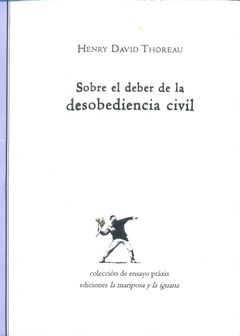 Sobre el deber de la desobediencia civil - comprar online
