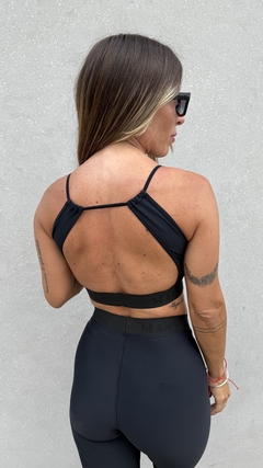 TOP GINA NEGRO LYCRA