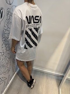 REMERA NASA BLANCA - comprar online