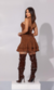 Imagem do Vestido xadrez babado