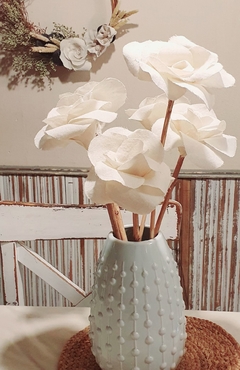 Rosa de tela Grande x unidad