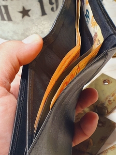 Billetera Nacho Negro ( 100% Cuero) - tienda online