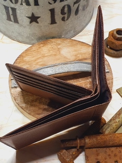 Billetera Nacho Marrón (100% Cuero) - tienda online