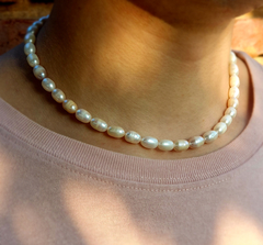 Collar Perlas de rio - comprar online