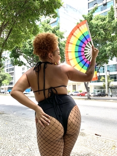 Hot Pants Cintura Alta Preta - comprar online