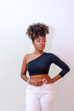 Cropped um Ombro Begônia - comprar online