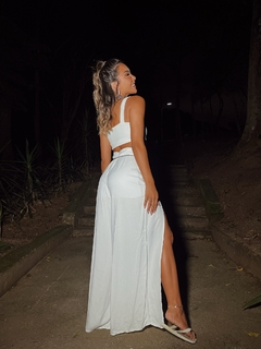 Pantalona Fenda Branca - loja online