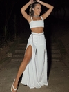 Pantalona Fenda Branca