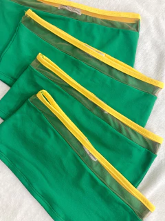 Top Faixa Transparência Brasil Verde e Amarelo - comprar online