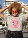 T-Shirt Cinza Eat Shine