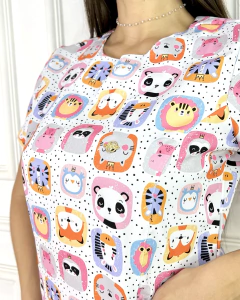 BLUSAS ANIMAIS ROSA - comprar online