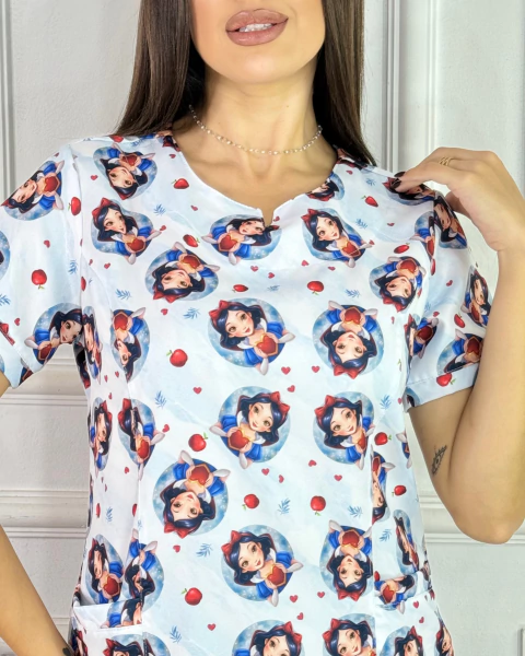 BLUSA BRANCA DE NEVE