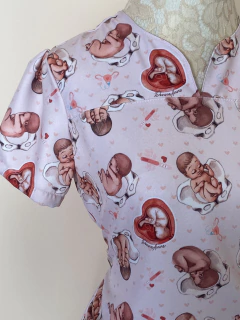 Conjunto OBSTETRICIA VERMELHO ( modelo novo) na internet