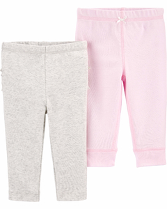 Carter's Pack 2 Pantalones con volados - comprar online