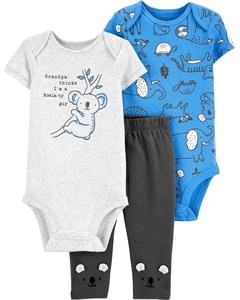 Carter´s Set 3 piezas, 2 bodys y pantalón Koala