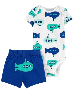 Carter´s Set de 2 piezas Short y Body "Submarino"
