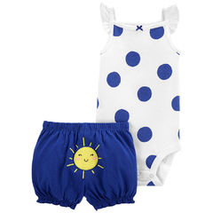 CARTER´S Set 2 Piezas Body sin Mangas Short "SOL"