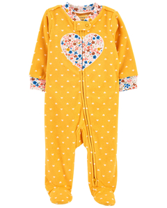 CARTER´S OSITO PIJAMA POLAR "CORAZON"