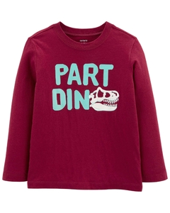 Carter's Remera mangas Largas "Dinosaurio"