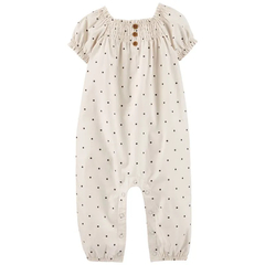 CARTER'S ENTERITO MANGAS CORTAS "LUNARES"