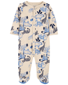 CARTER´S OSITO PIJAMA ALGODON BROCHES "SAFARI"