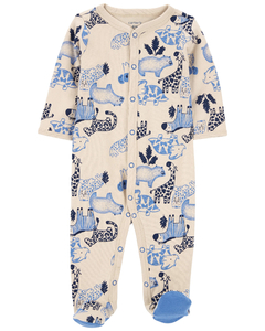 CARTER´S OSITO PIJAMA ALGODON BROCHES "SAFARI" - comprar online