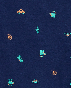 CARTER´S OSITO PIJAMA ALGODON CIERRE "DINOS" - comprar online
